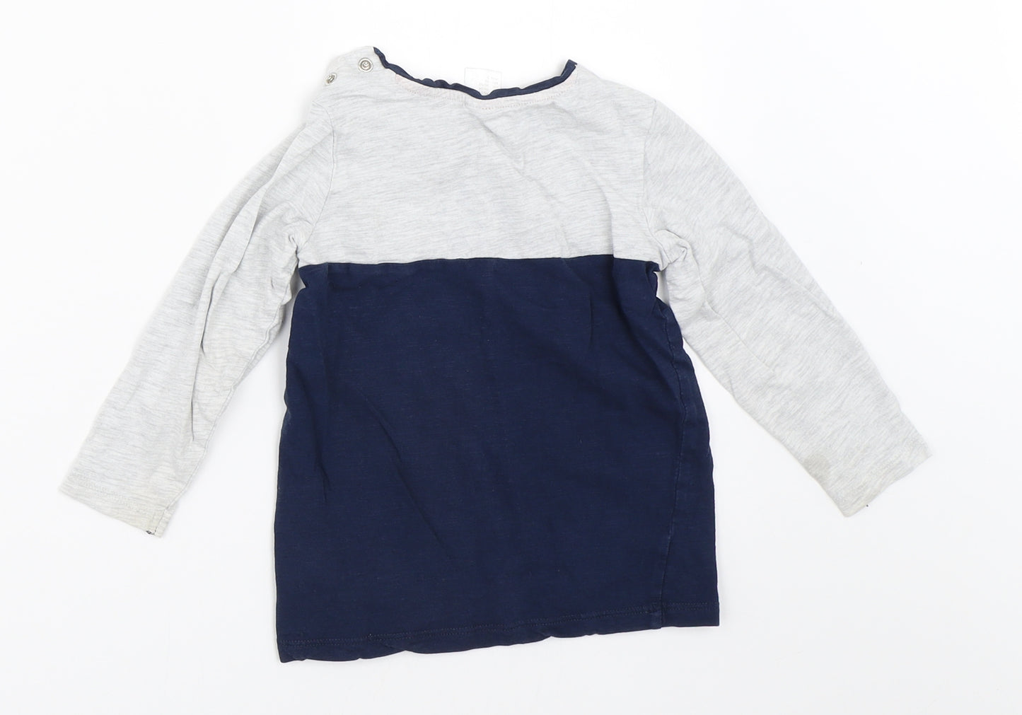 H&M Boys Blue   Basic T-Shirt Size 18-24 Months
