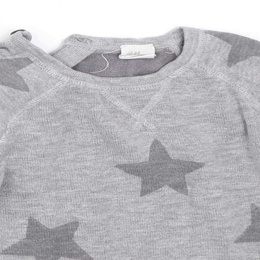 H&M Boys Grey   Pullover Jumper Size 12-18 Months