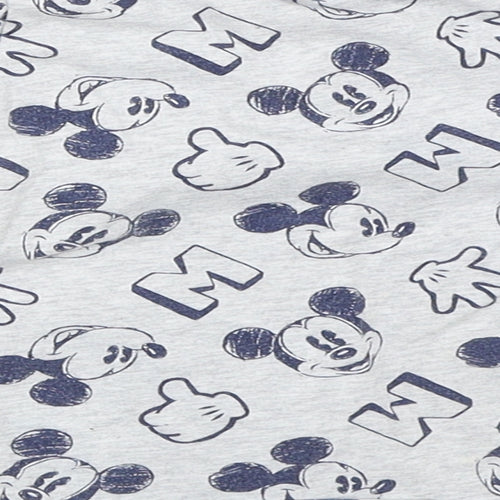 H&M Boys Grey   Basic T-Shirt Size 18-24 Months  - mickey mouse