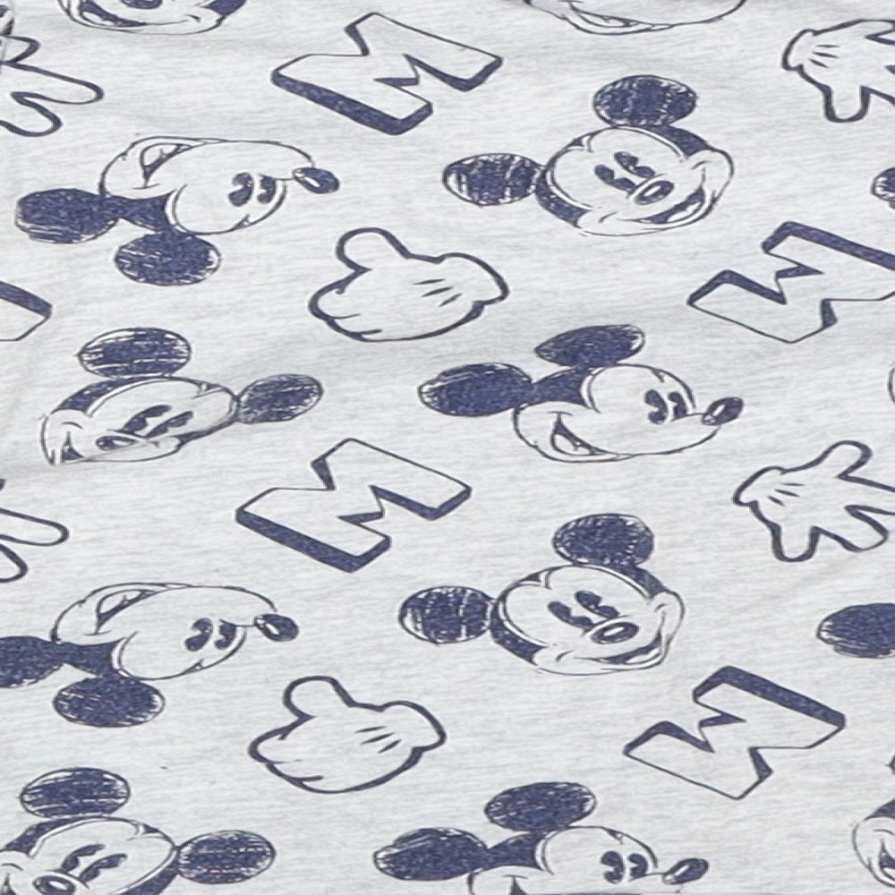 H&M Boys Grey   Basic T-Shirt Size 18-24 Months  - mickey mouse