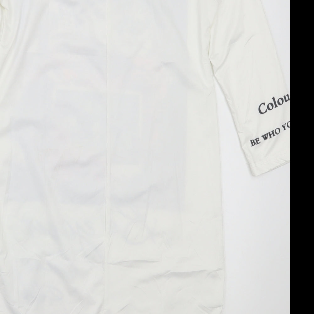 Preworn Womens White   Basic T-Shirt Size M