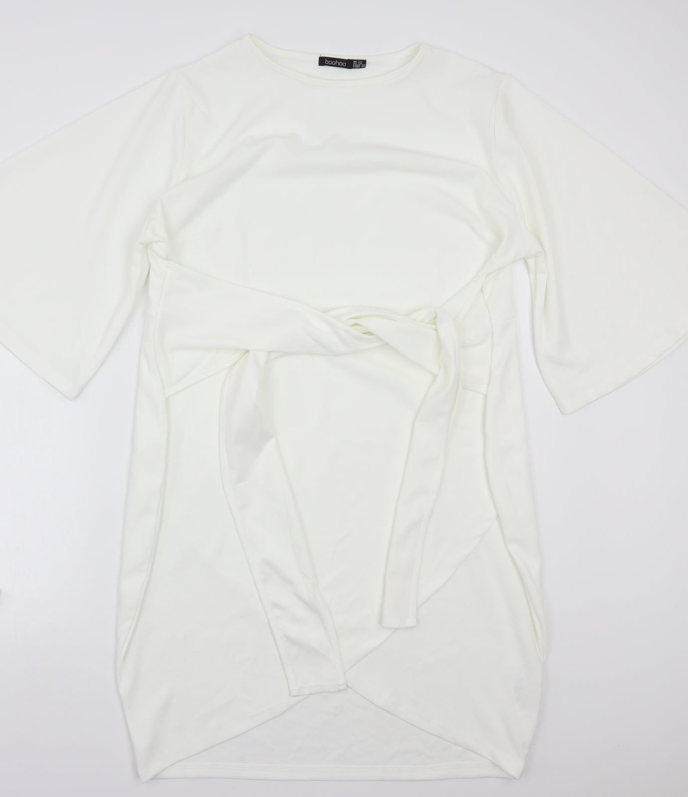 Boohoo Womens White   A-Line  Size 24