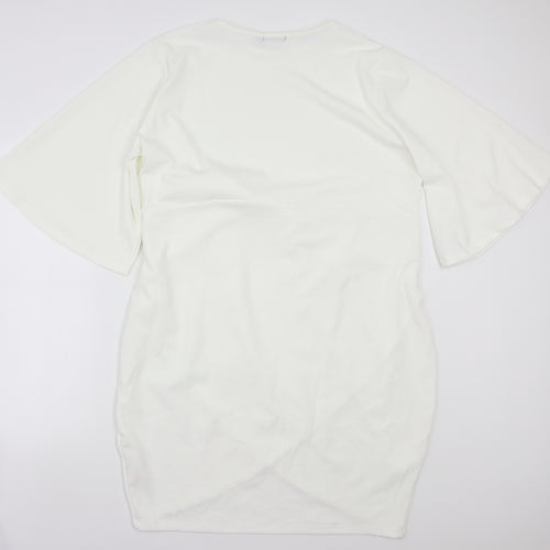 Boohoo Womens White   A-Line  Size 24