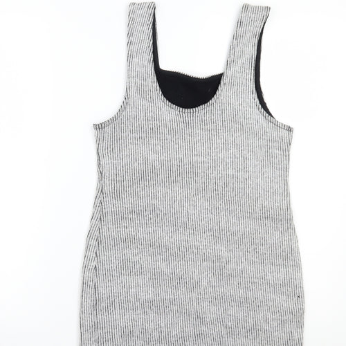 Topshop Womens Grey   A-Line  Size 14