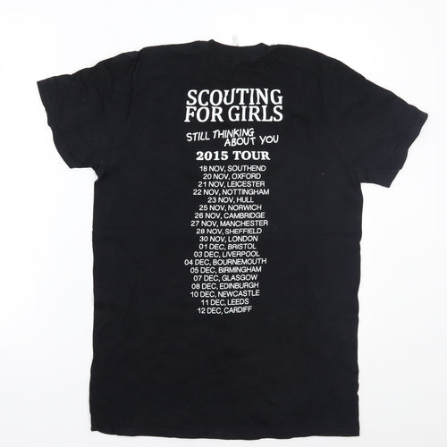 Scouting for girls Womens Black   Basic T-Shirt Size M