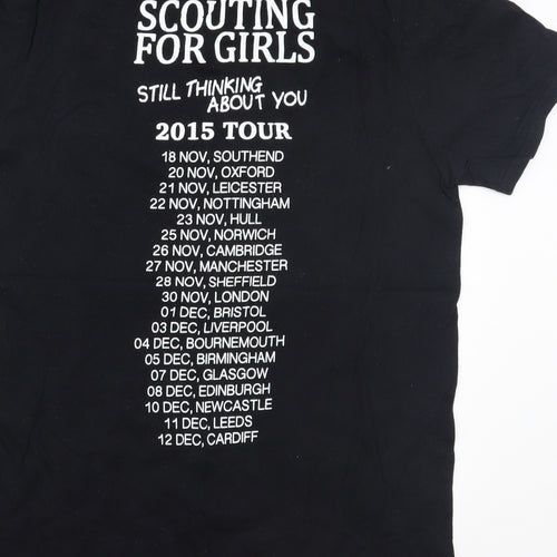 Scouting for girls Womens Black   Basic T-Shirt Size M