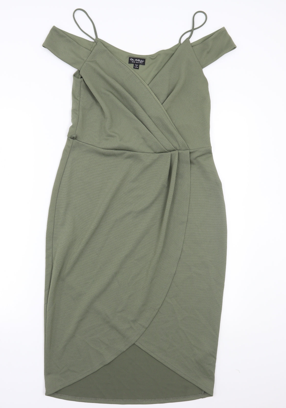 Miss Selfridge Womens Green   A-Line  Size 14