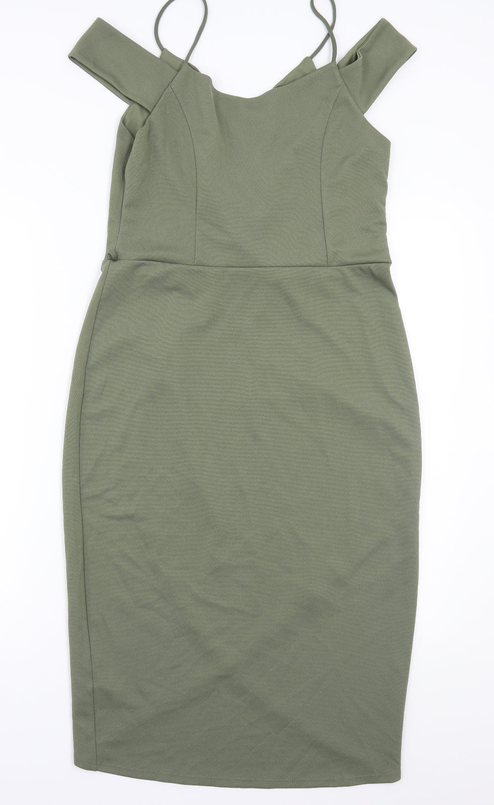 Miss Selfridge Womens Green   A-Line  Size 14