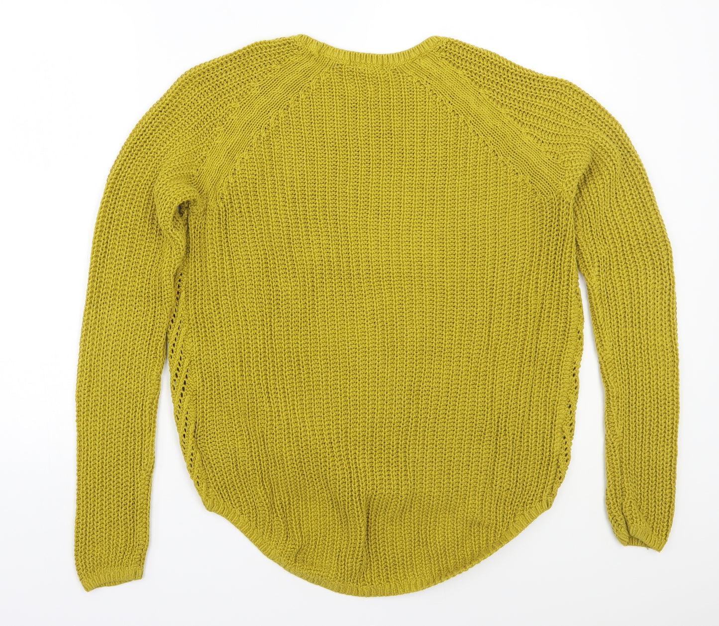 H&M Womens Yellow   Pullover Jumper Size M