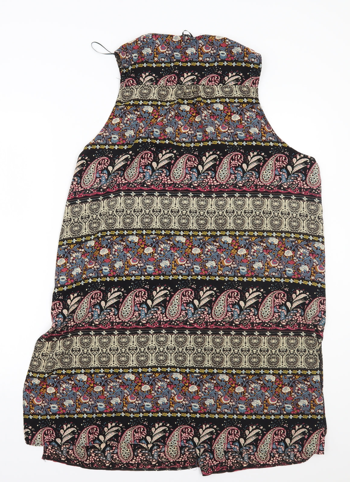 Newlook Womens Black Paisley  Cardigan Jumper Size 16