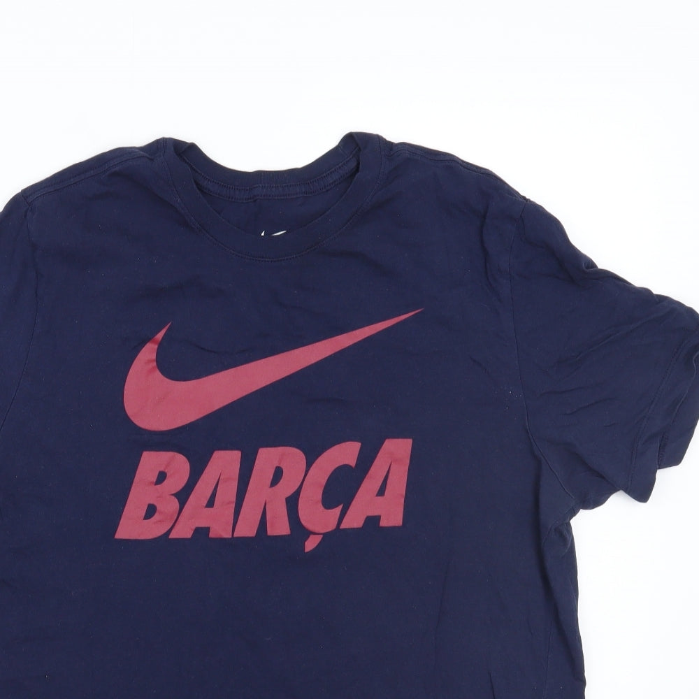 Nike Mens Blue    T-Shirt Size M