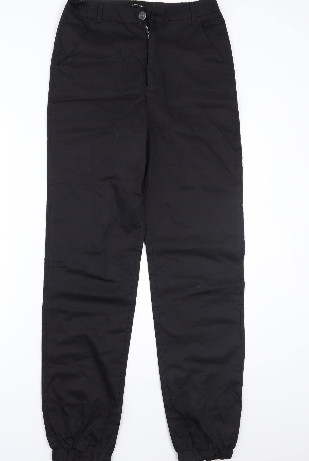 I SAW IT FIRST Womens Black   Cargo Trousers Size 10 L31 in