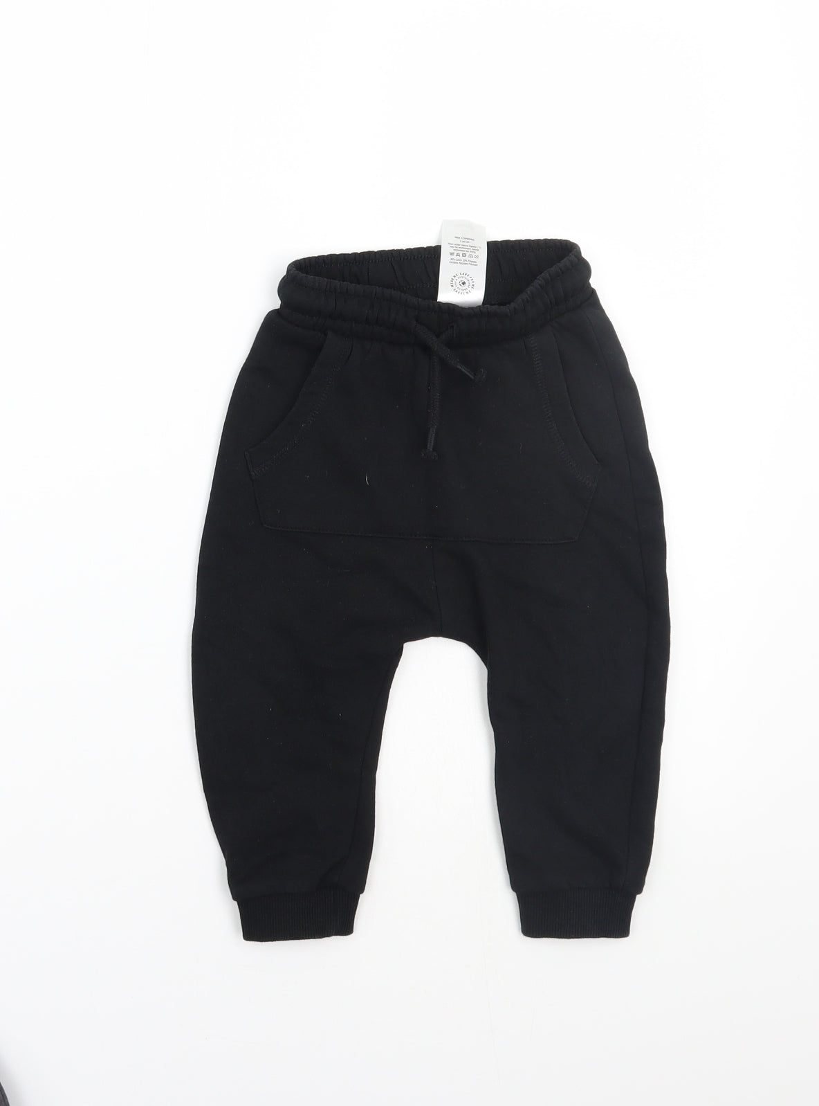 George Girls Black  Ramie Sweatpants Trousers Size 2 Years