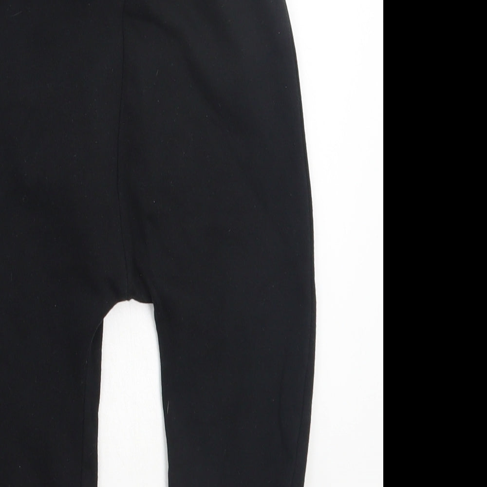 George Girls Black  Ramie Sweatpants Trousers Size 2 Years