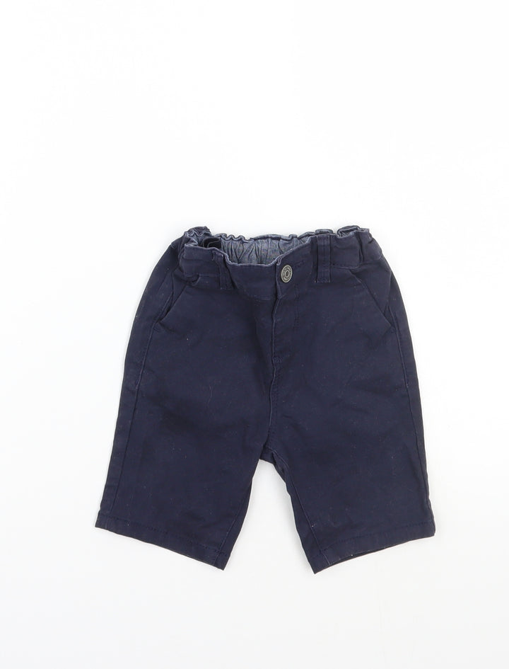 Primark Boys Blue   Cargo Trousers Size 12 Months