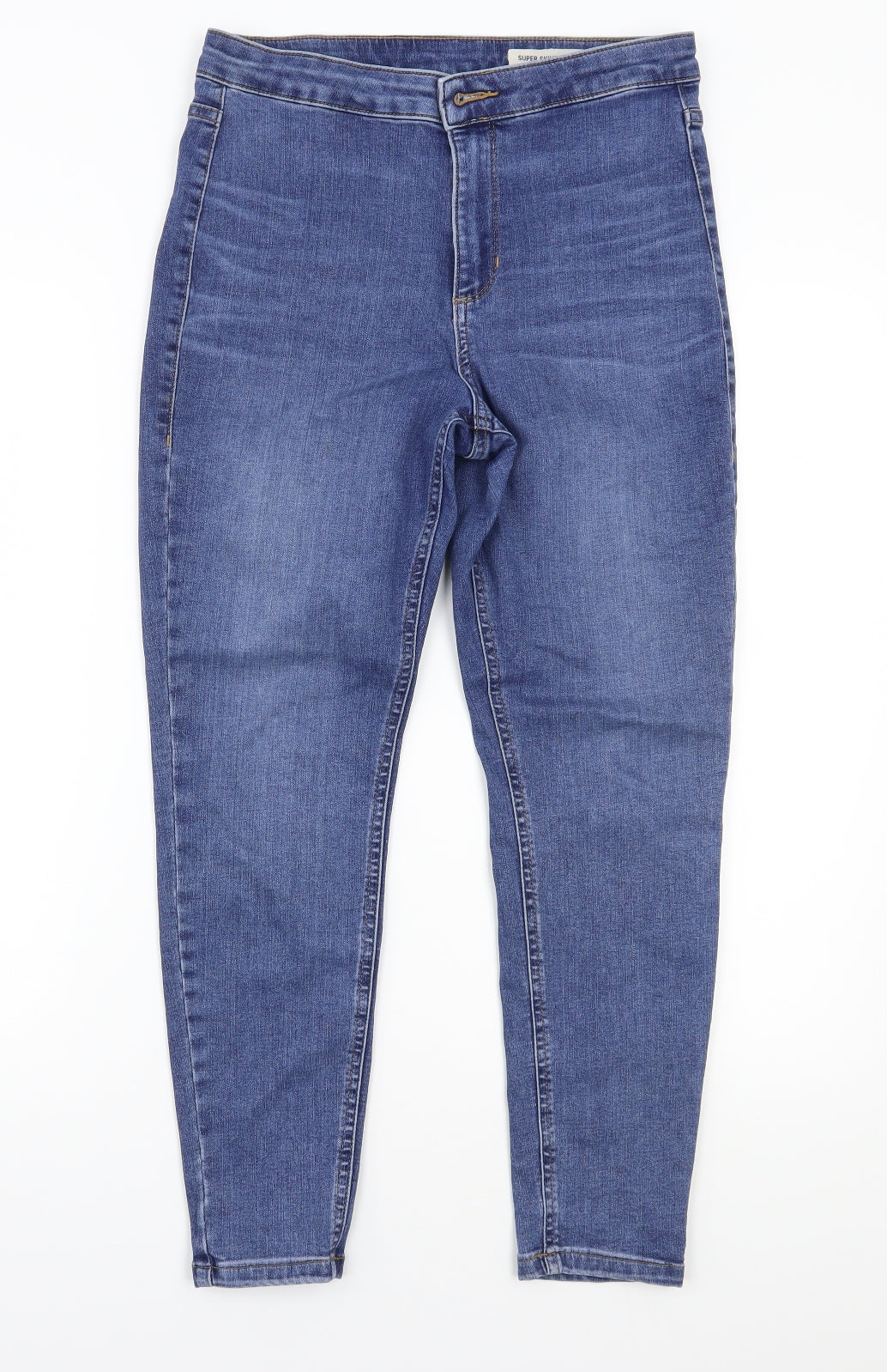 Marks and Spencer Womens Blue   Straight Jeans Size 12 L24 in