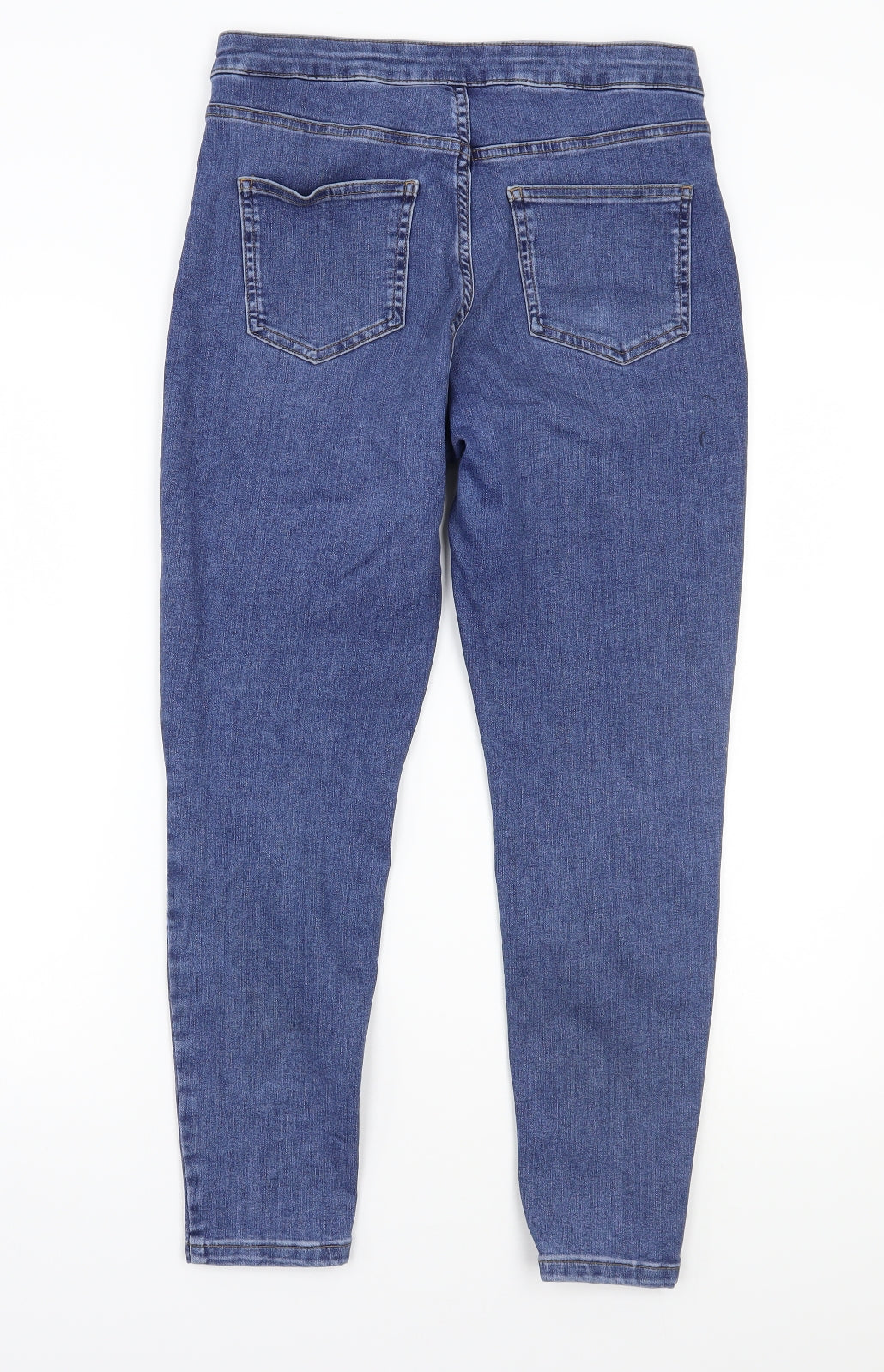 Marks and Spencer Womens Blue   Straight Jeans Size 12 L24 in