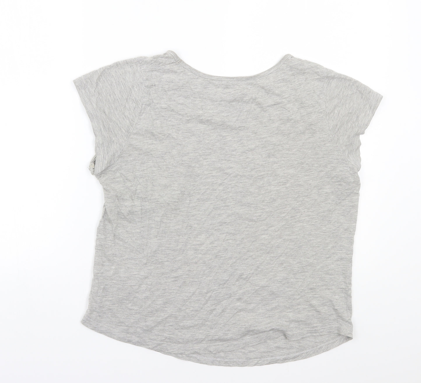 George Womens Grey   Basic T-Shirt Size 10