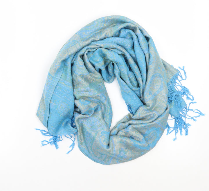 Preworn Womens Blue    Scarf