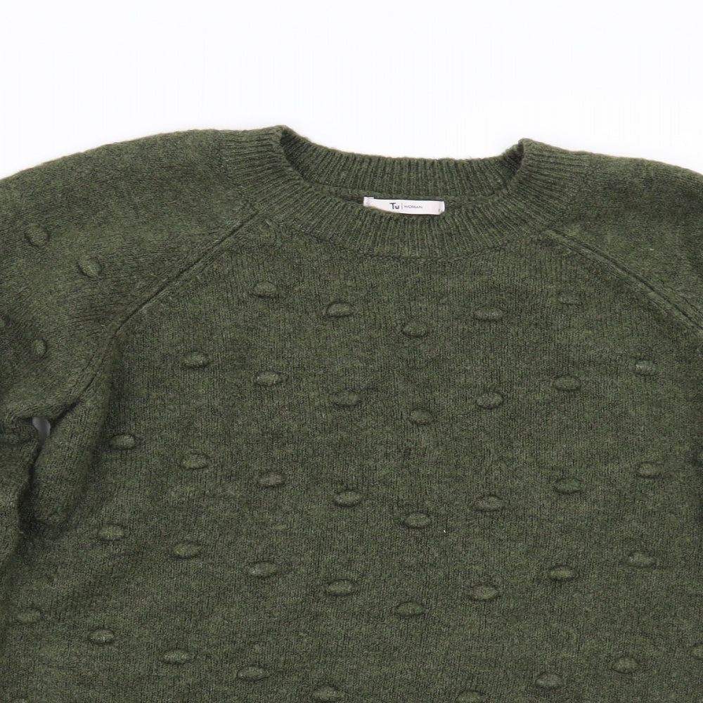 TU Womens Green   Pullover Jumper Size 12