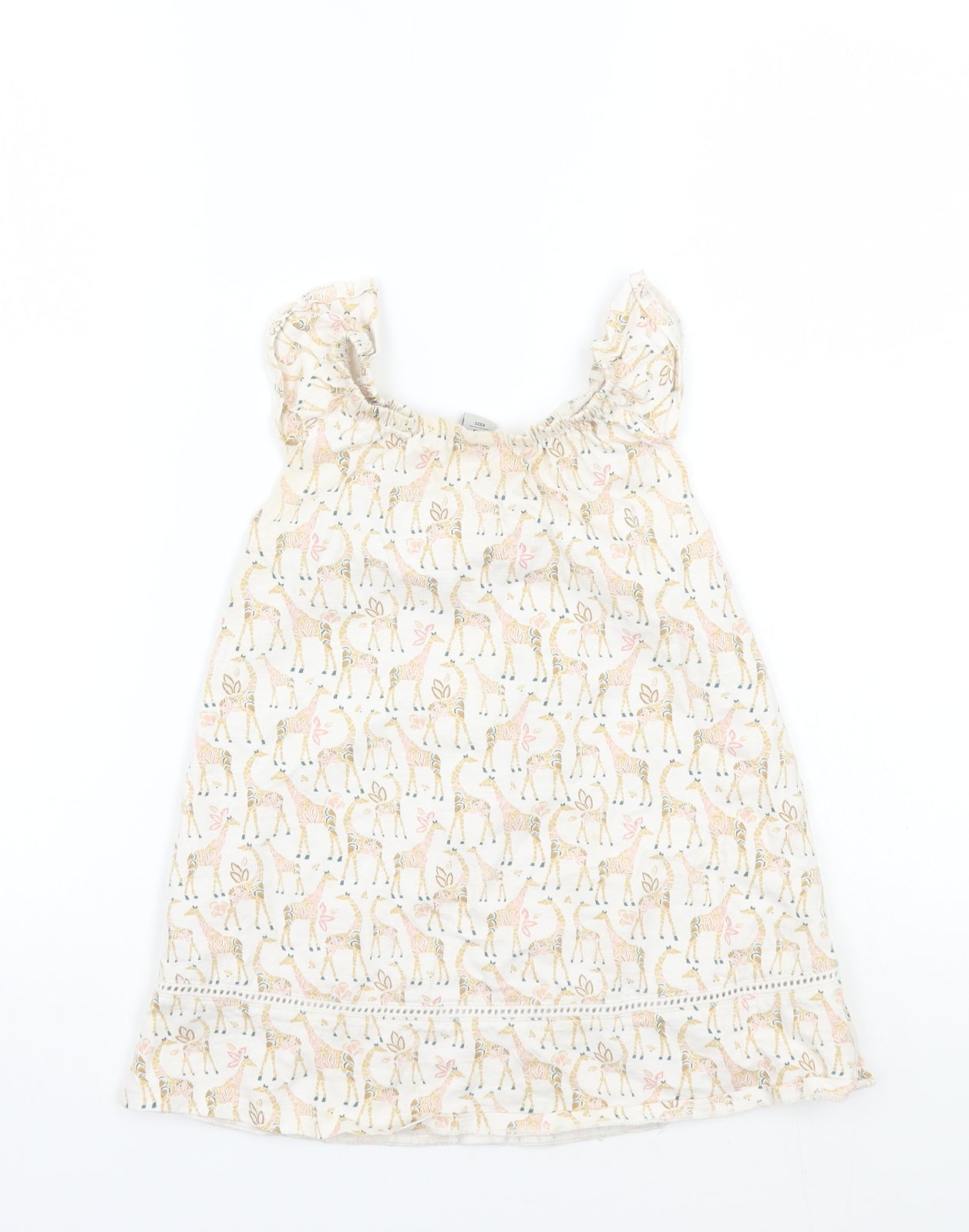 TU Girls White   Basic T-Shirt Size 2-3 Years