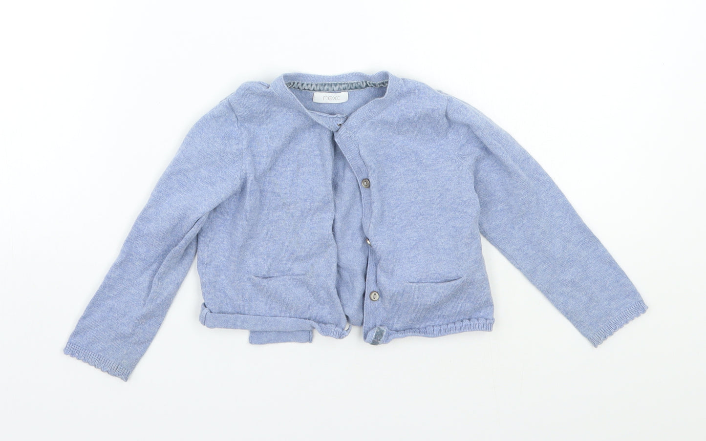 NEXT Girls Blue   Cardigan Jumper Size 2-3 Years