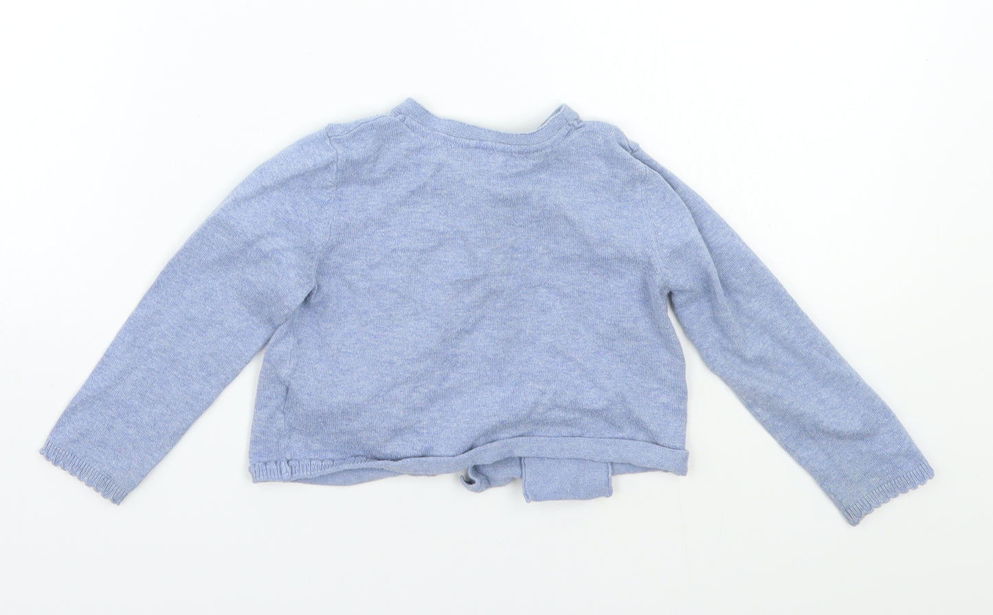 NEXT Girls Blue   Cardigan Jumper Size 2-3 Years