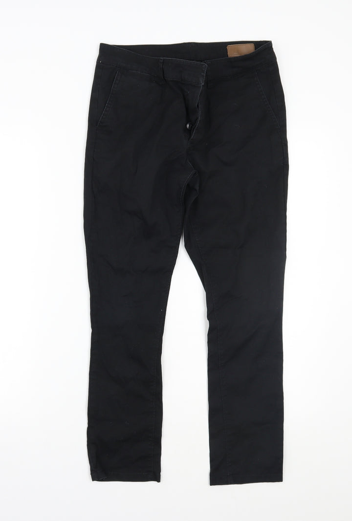 ASOS Mens Black Straight Jeans Size 28 L24 in