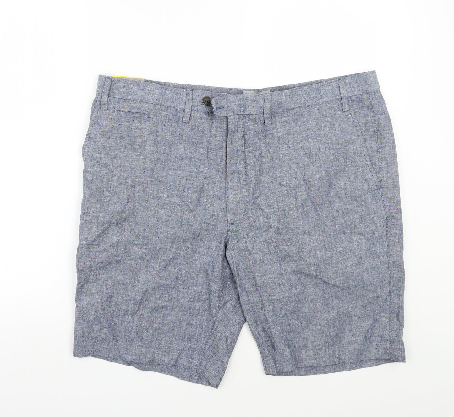 Marks and Spencer Mens Blue   Chino Shorts Size 38