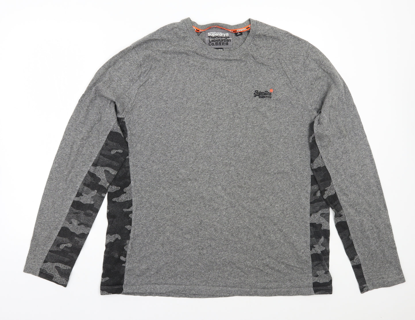 Superdry Mens Grey    T-Shirt Size 3XL