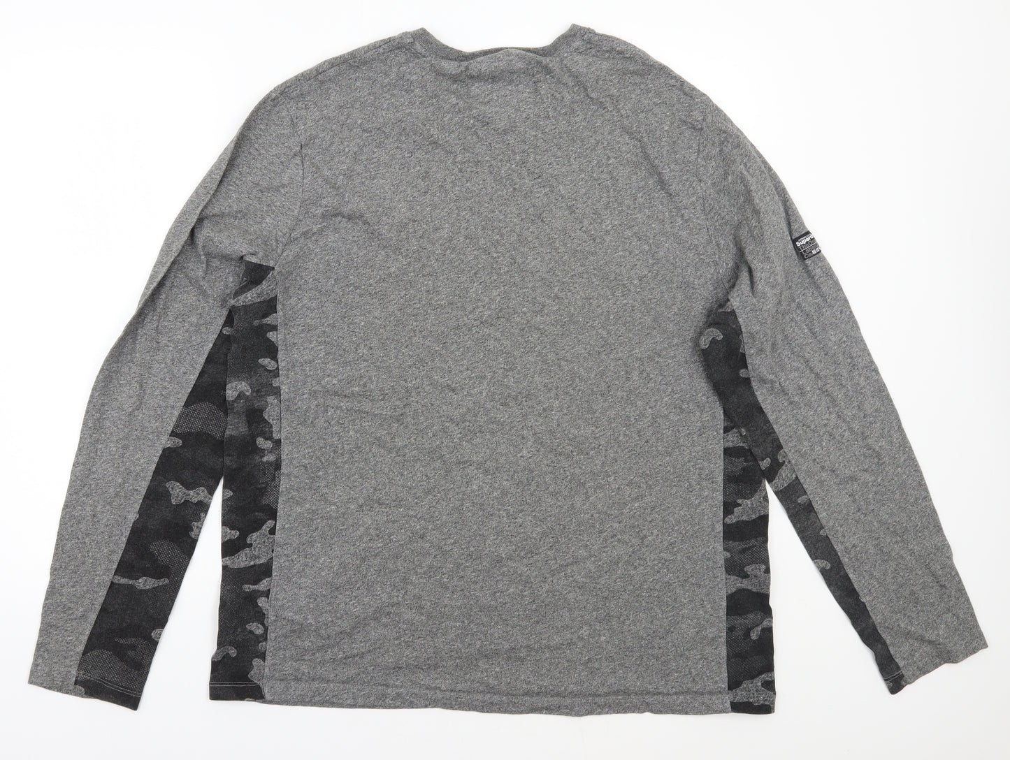 Superdry Mens Grey    T-Shirt Size 3XL