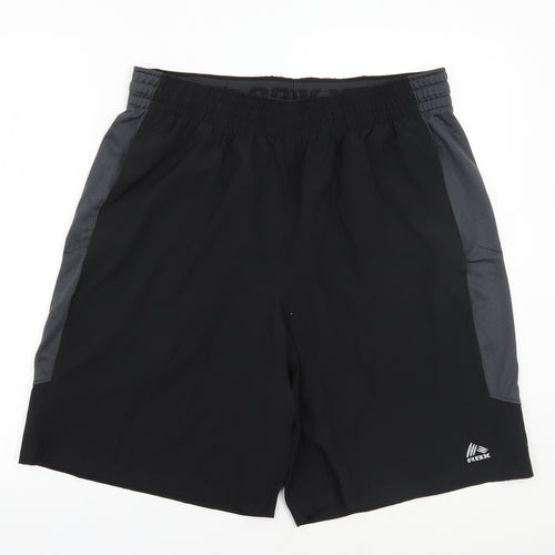 RBX Mens Black   Chino Shorts Size XL