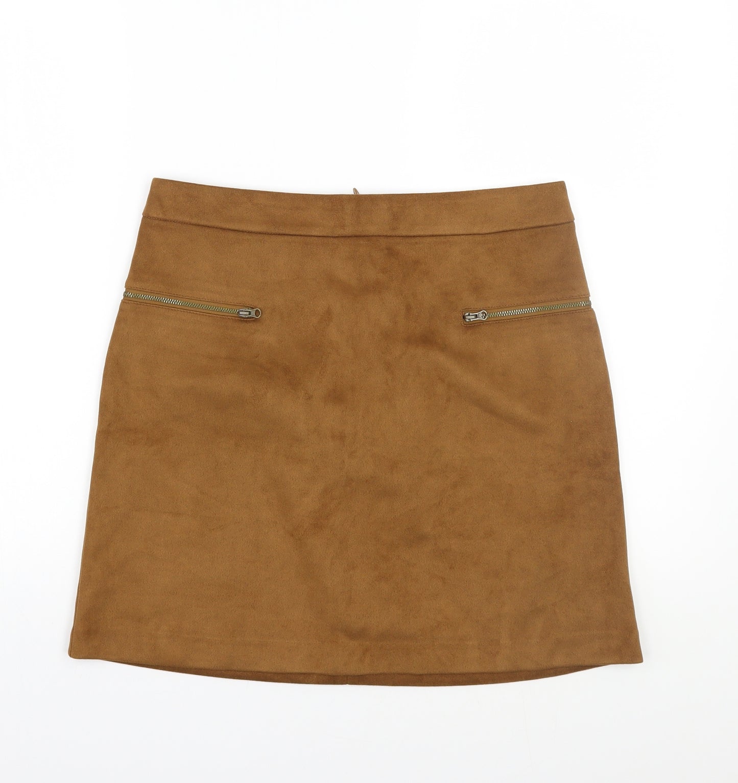 Papaya Womens Brown   A-Line Skirt Size 10