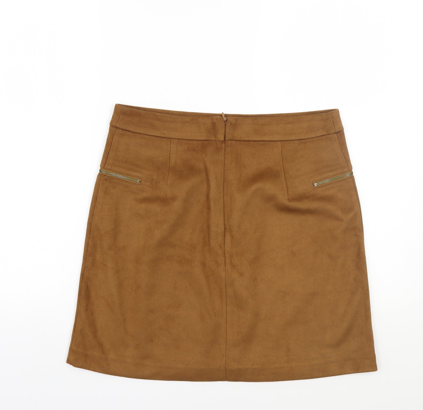 Papaya Womens Brown   A-Line Skirt Size 10