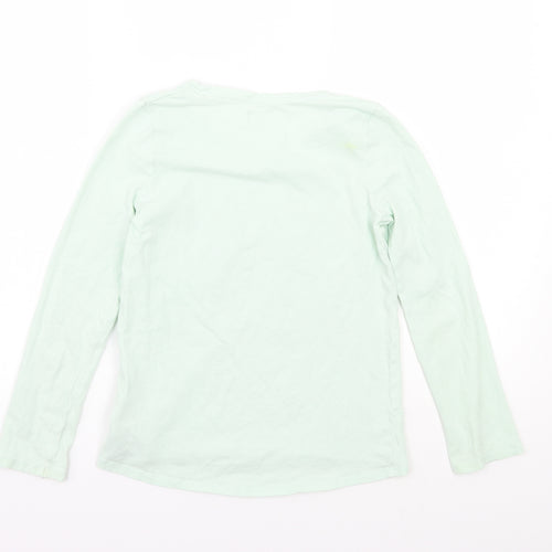 Blue Zoo Girls Green   Basic T-Shirt Size 12 Years