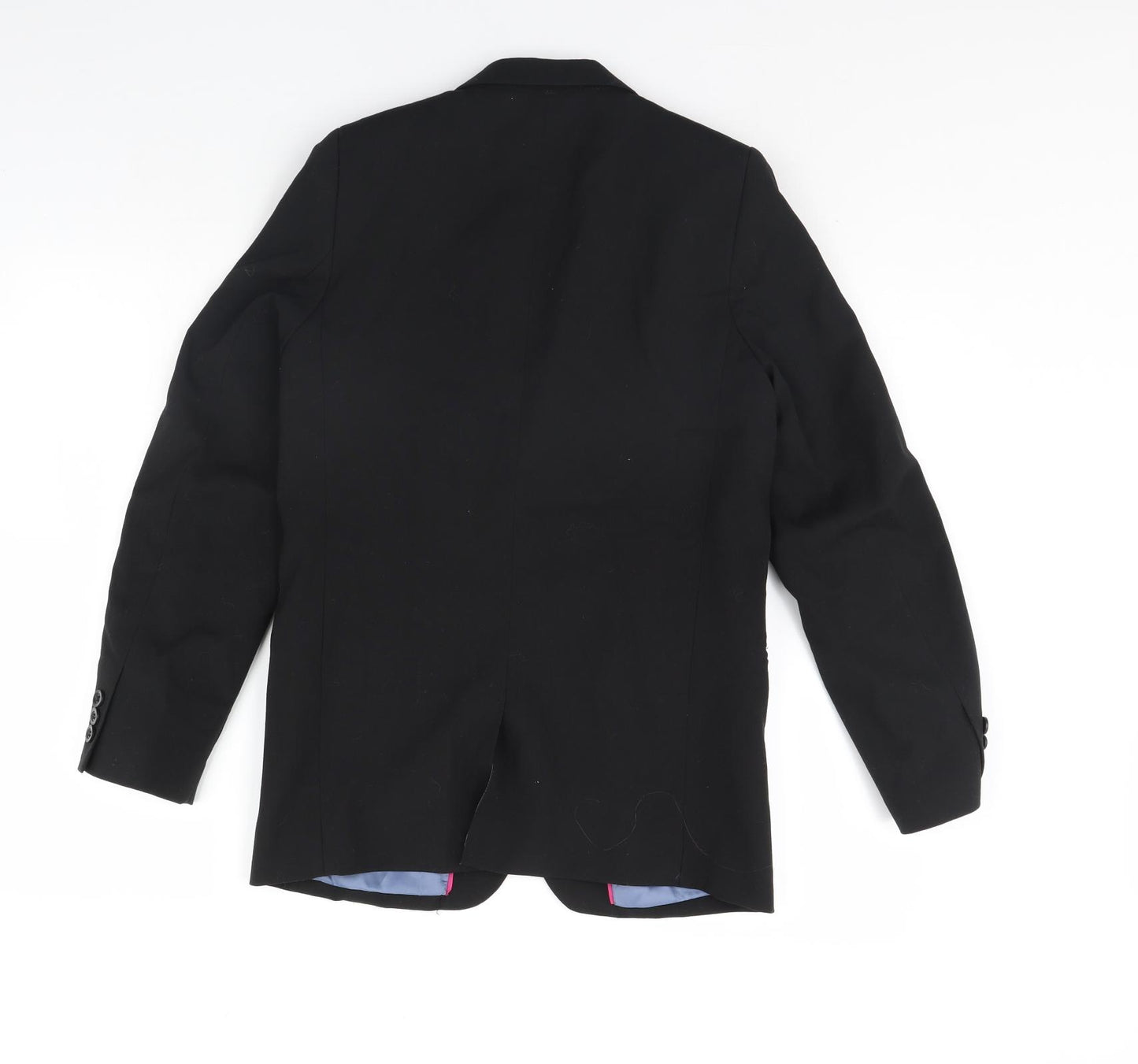 Preworn Mens Black   Jacket Blazer Size 34  - Shoulder Pads