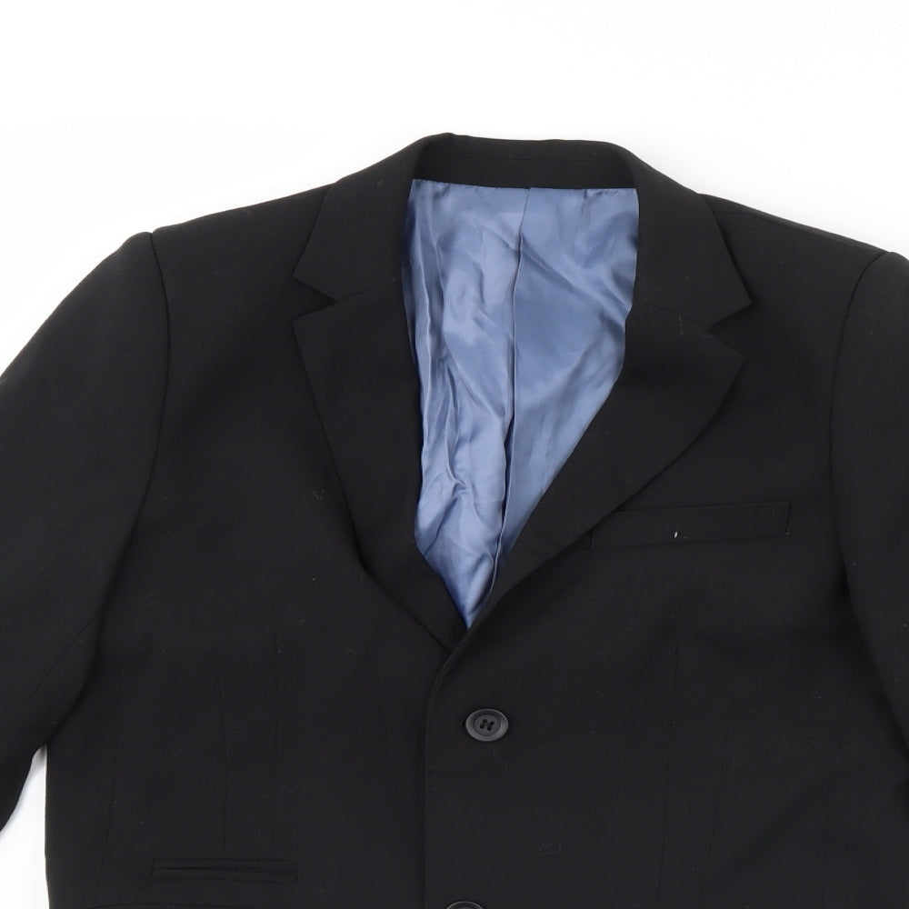 Preworn Mens Black   Jacket Blazer Size 34  - Shoulder Pads