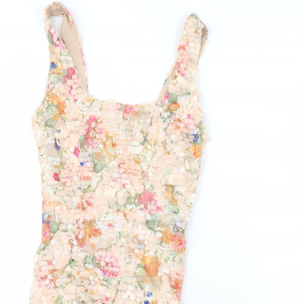 Preworn Womens Multicoloured Floral  Mini  Size S