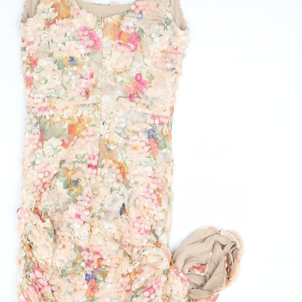 Preworn Womens Multicoloured Floral  Mini  Size S