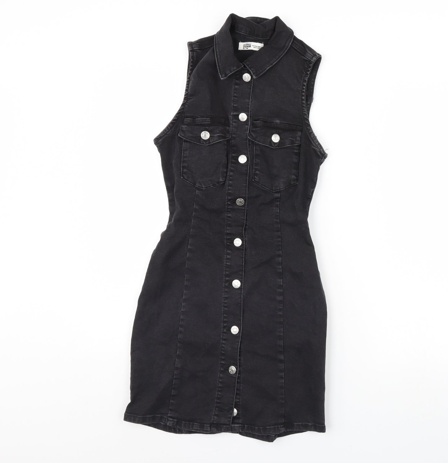 Zara Womens Black  Denim Mini  Size XS