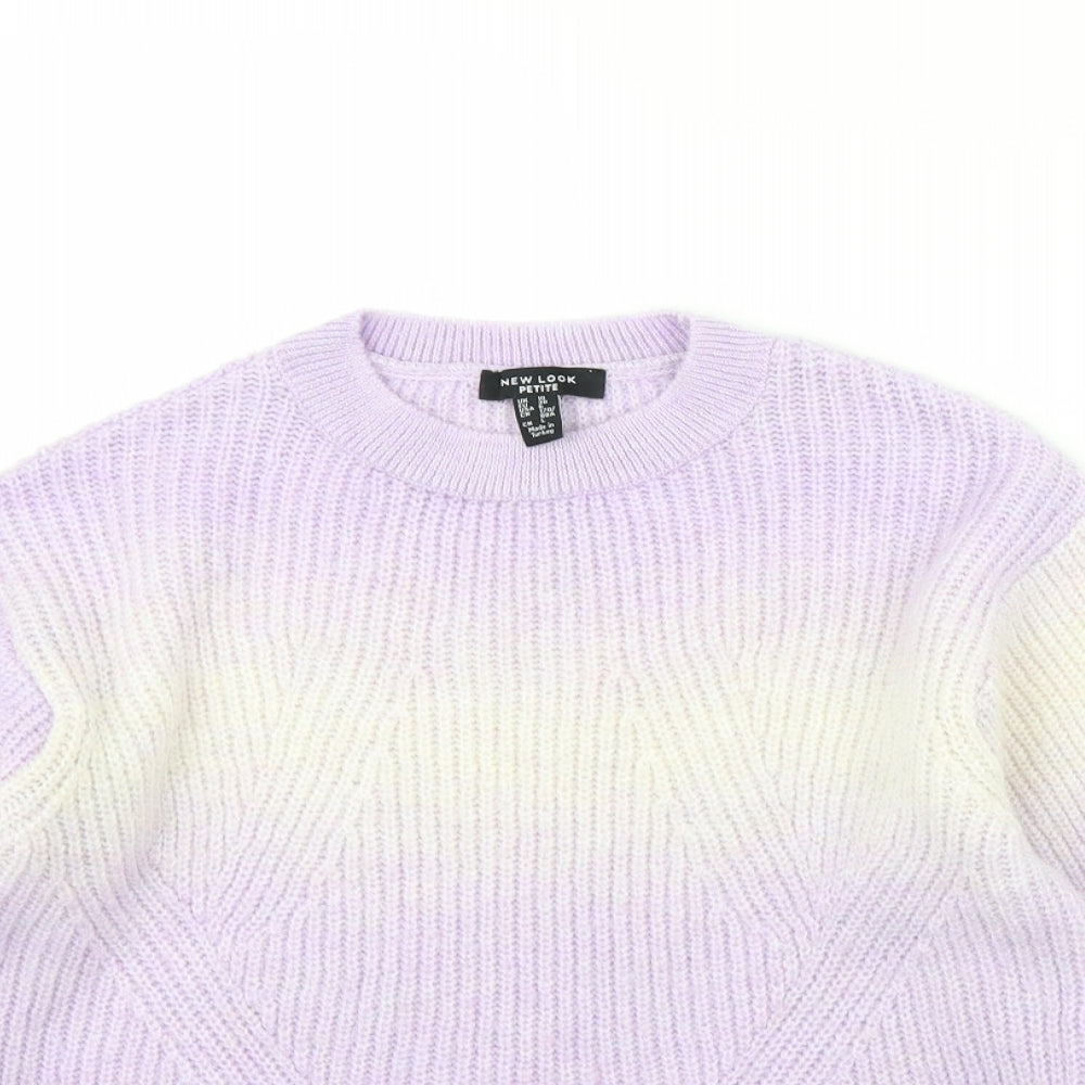 New Look Womens Purple   Pullover Jumper Size 10
