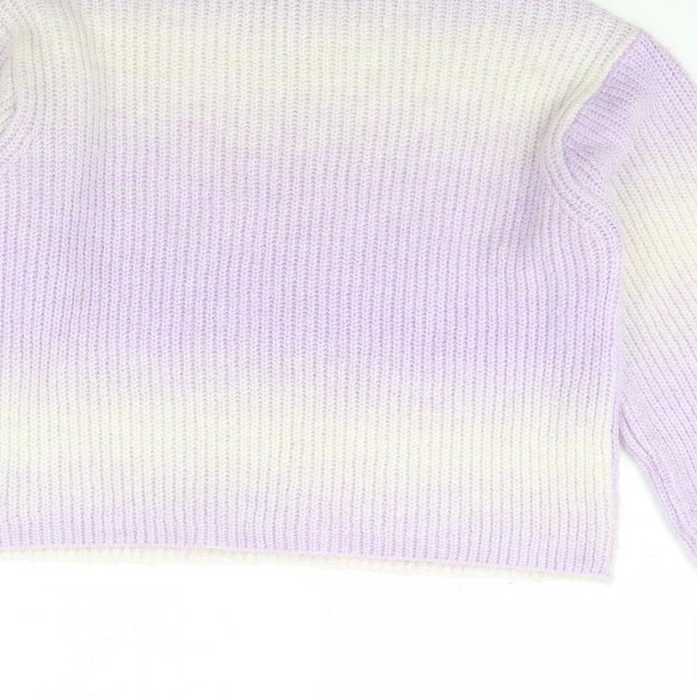 New Look Womens Purple   Pullover Jumper Size 10