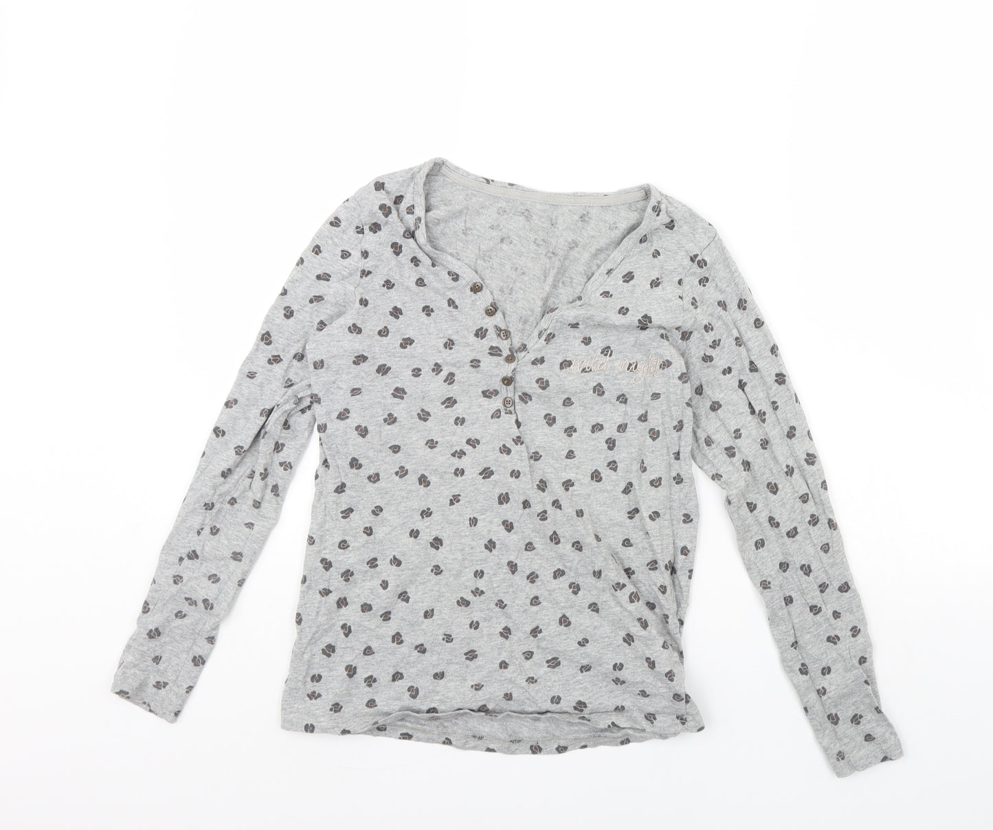 George Womens Grey   Basic T-Shirt Size 4