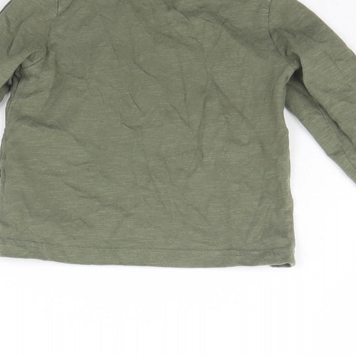 Nutmeg Baby Green   Basic T-Shirt Size 12 Months  - Badger