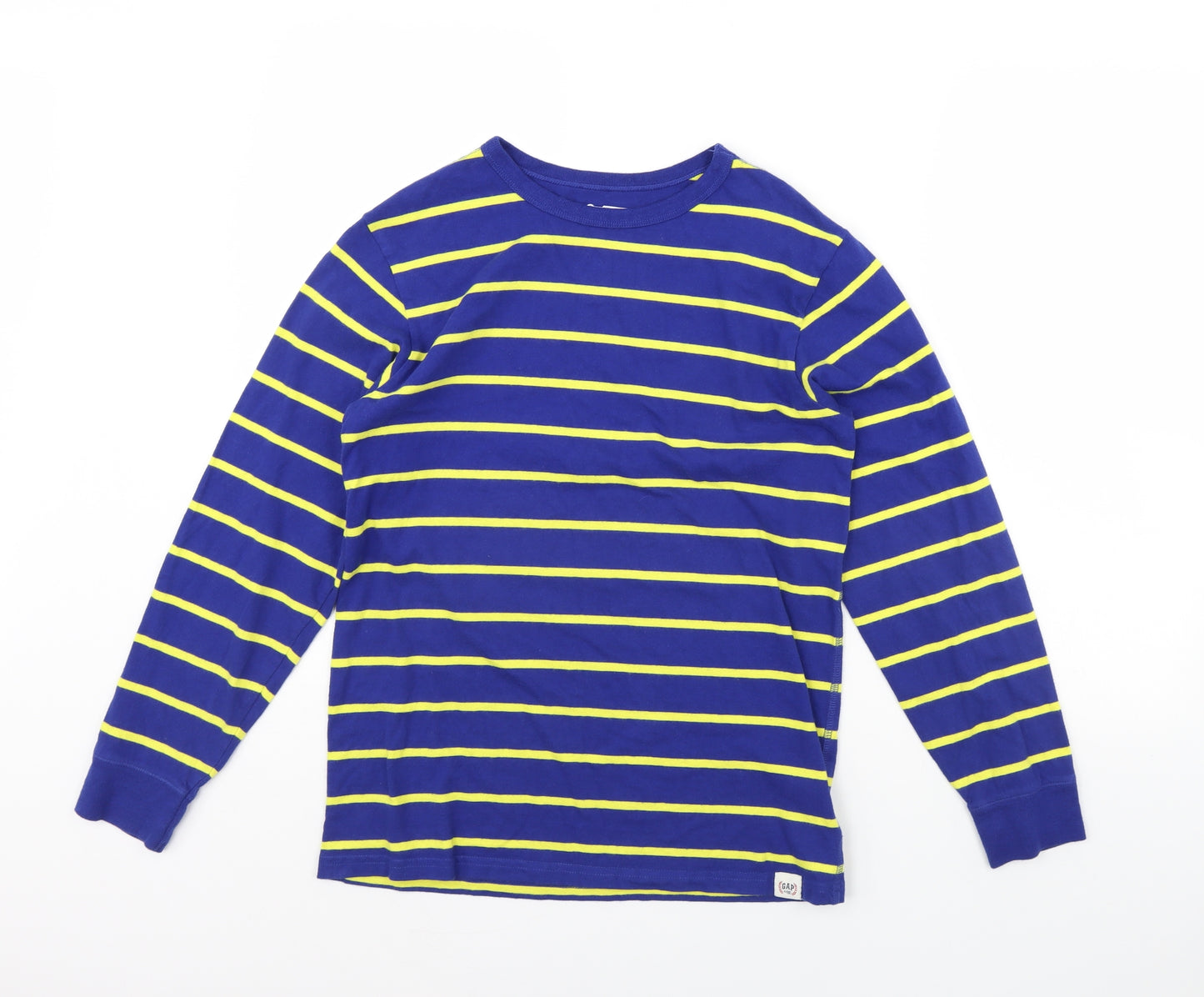 Gap Boys Blue Striped  Pullover Jumper Size 13 Years