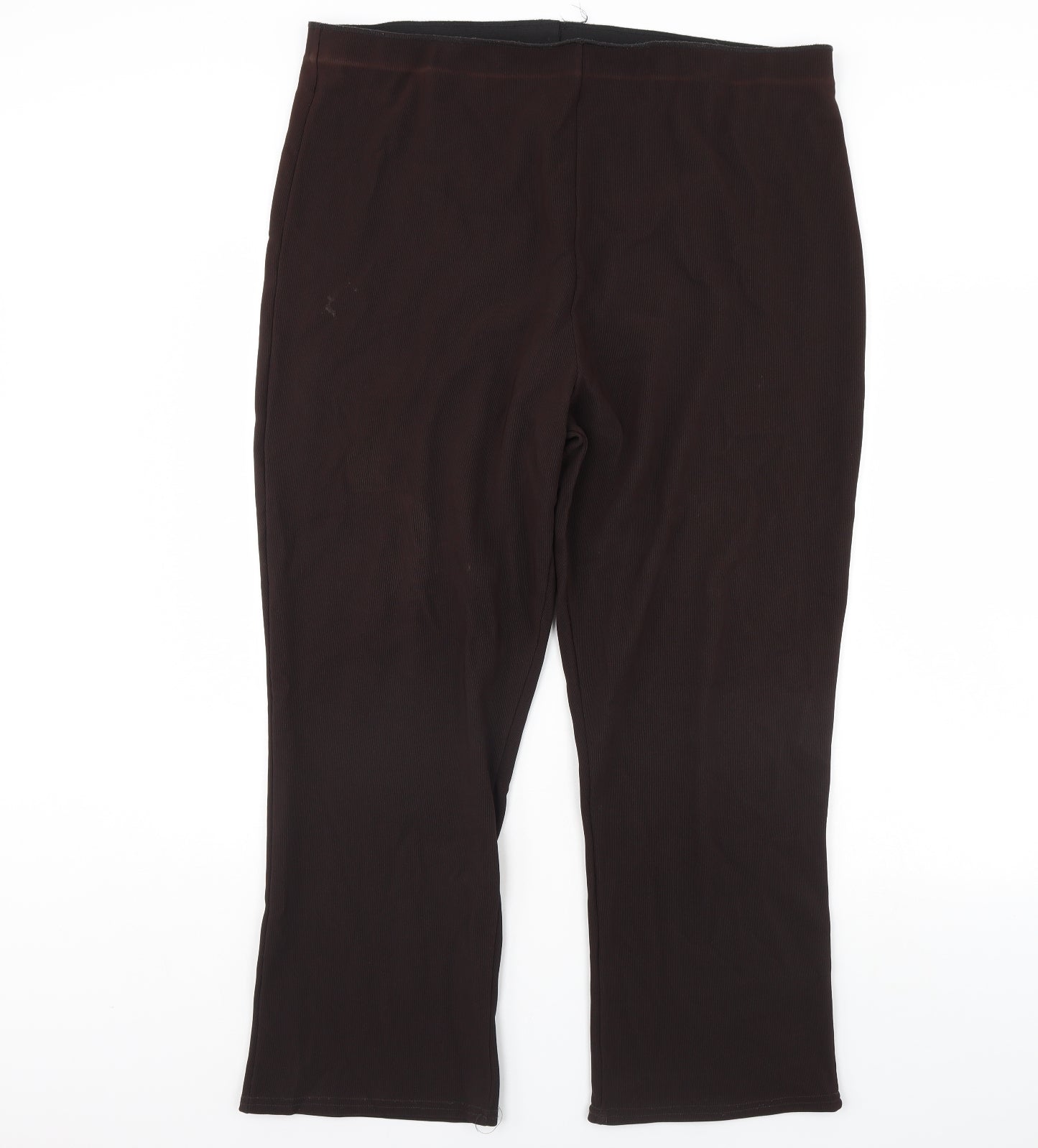 Preworn Womens Brown   Trousers  Size 22 L30 in