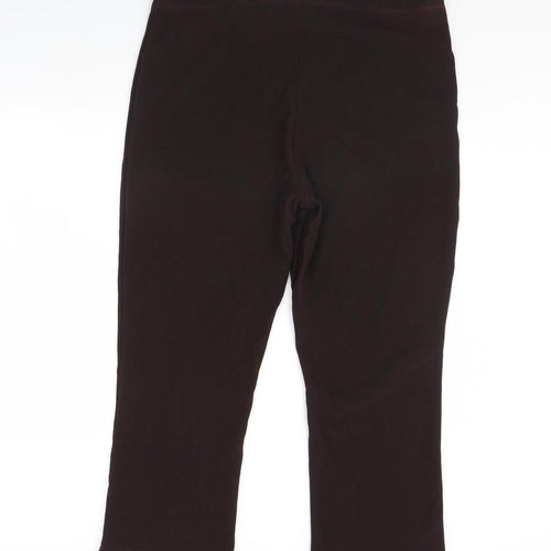 Preworn Womens Brown   Trousers  Size 22 L30 in