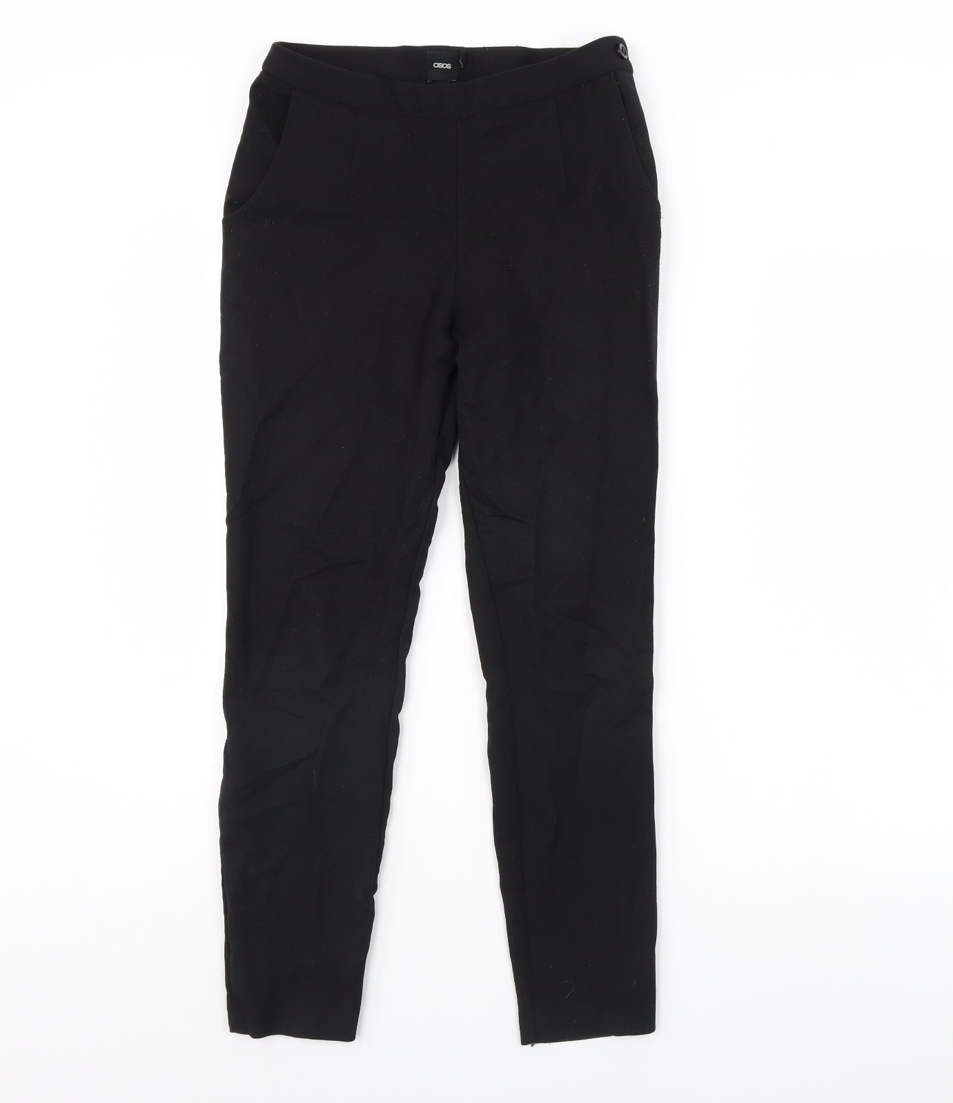 ASOS Womens Black   Dress Pants Trousers Size 8 L29 in