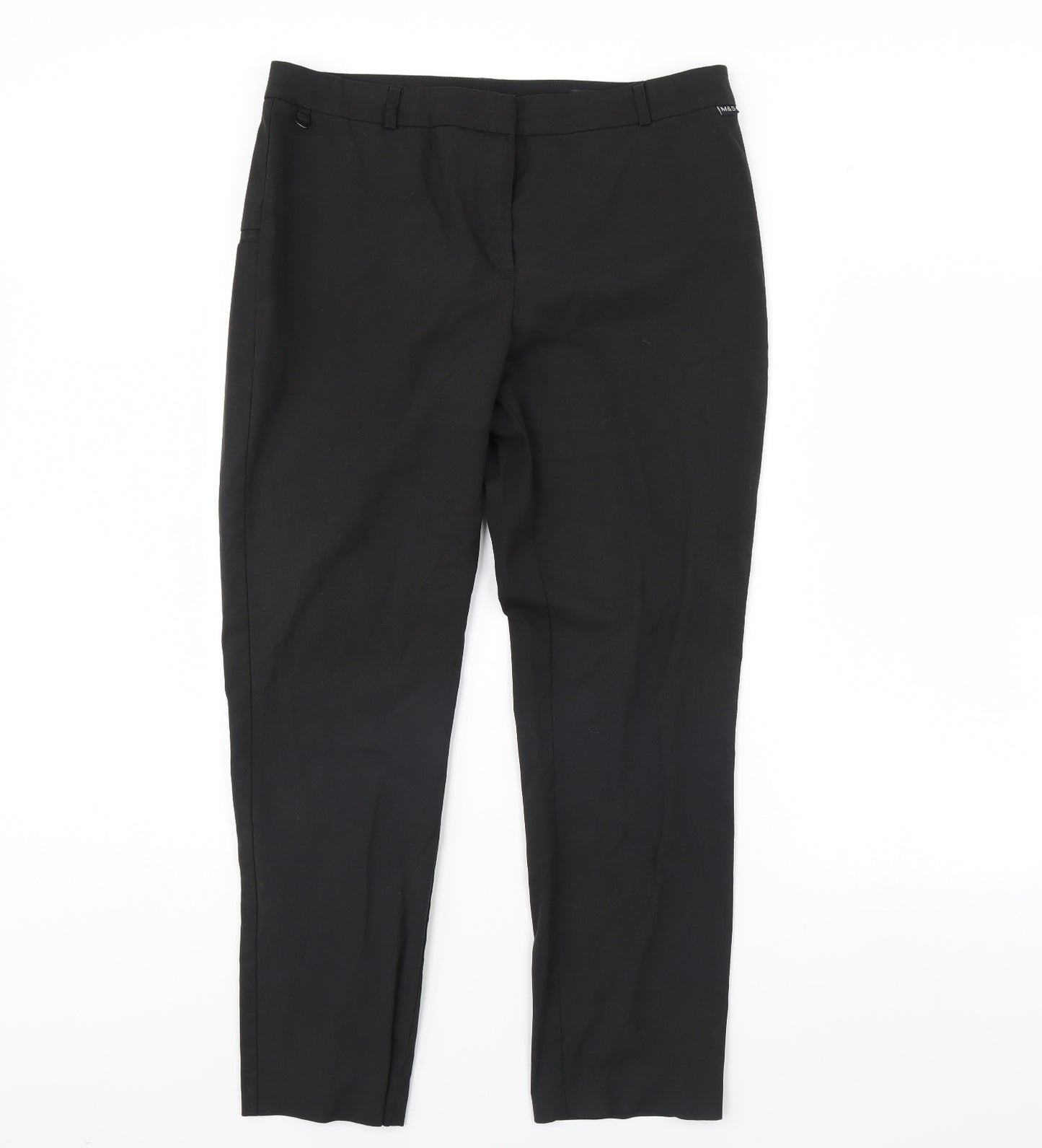 Preworn Womens Black   Dress Pants Trousers Size 34 in L29 in