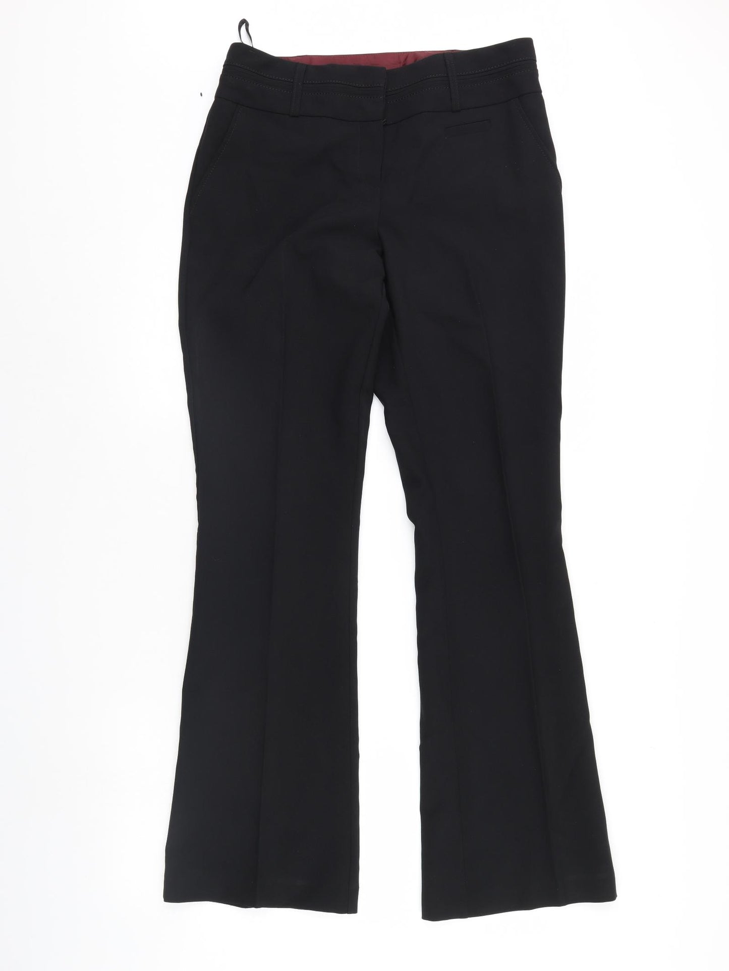 Peacocks Womens Black   Trousers  Size 10 L34 in